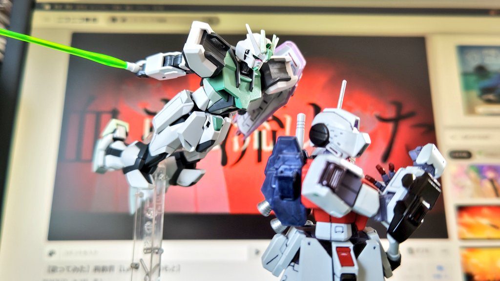 MAV戦術風で。目元に薄紅の差し色入れたの良い感じだと思ってます。