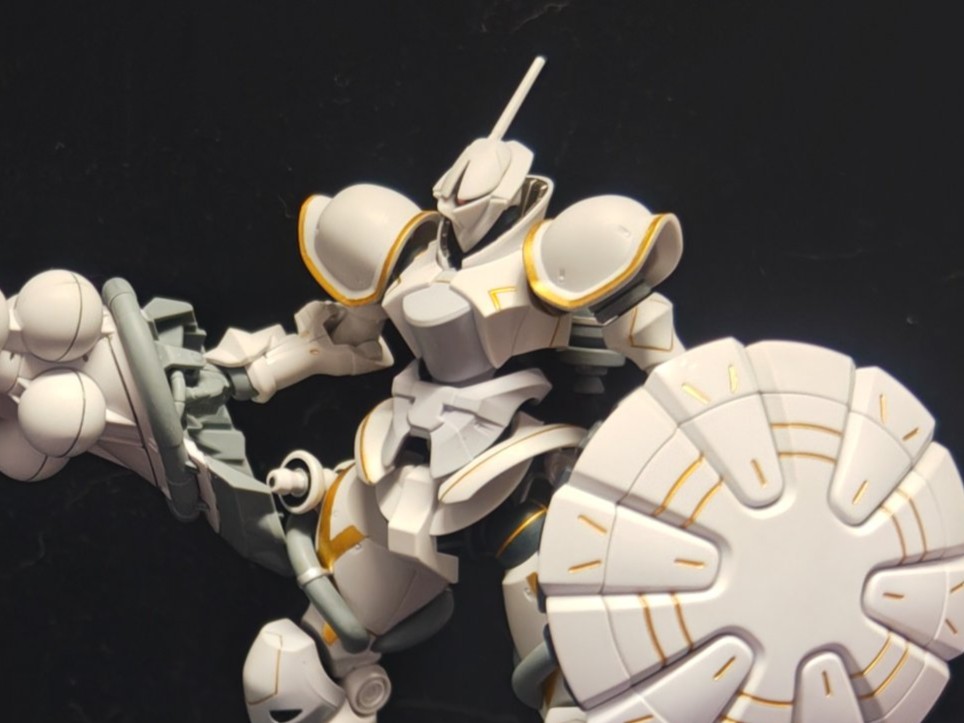 エグザベ専用ギャンを艶消し部分塗装できてたらいいな