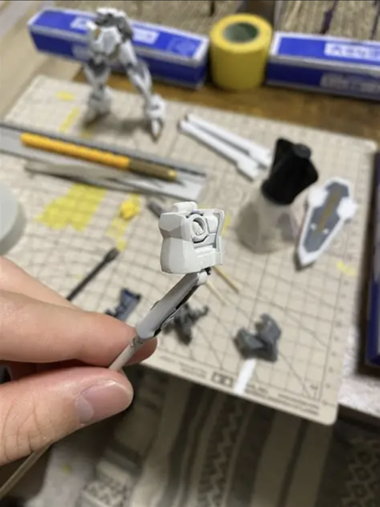 初めて胴体の延長に挑戦拙いですが頑張ります💪