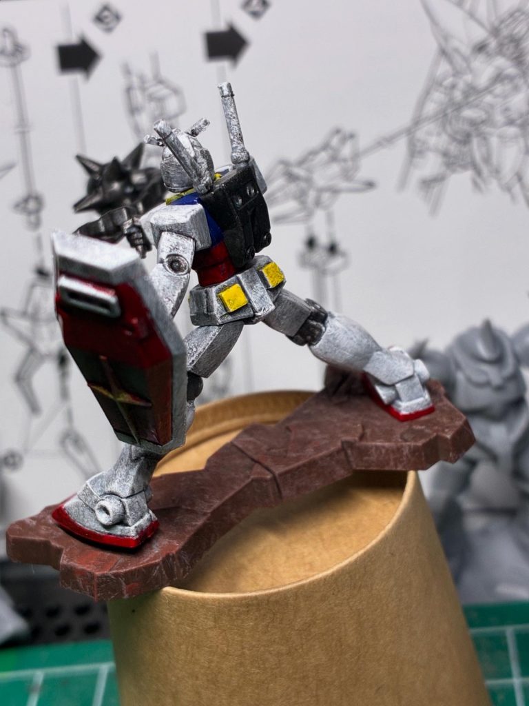 ウェザリングでめっちゃごまかしてます。遠くから見たらかっこいいかも…。