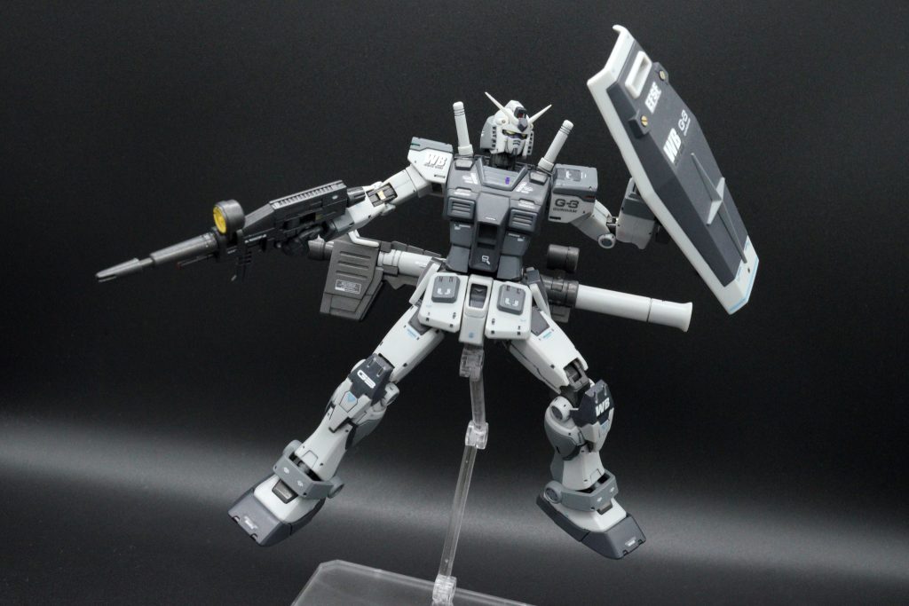 G３は色の塗替え以外特に加工していないが、色はGFFを参考し低視認性のスタイルにした