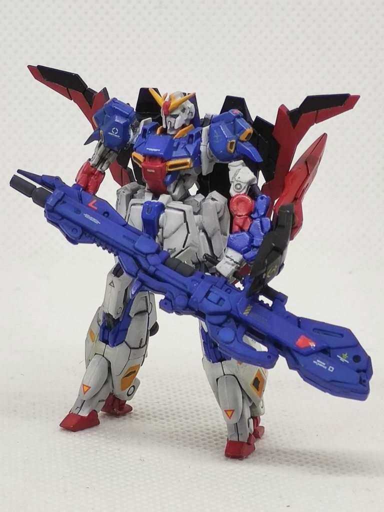 ハイパー・メガ・ランチャー持ち運び時のポーズ。