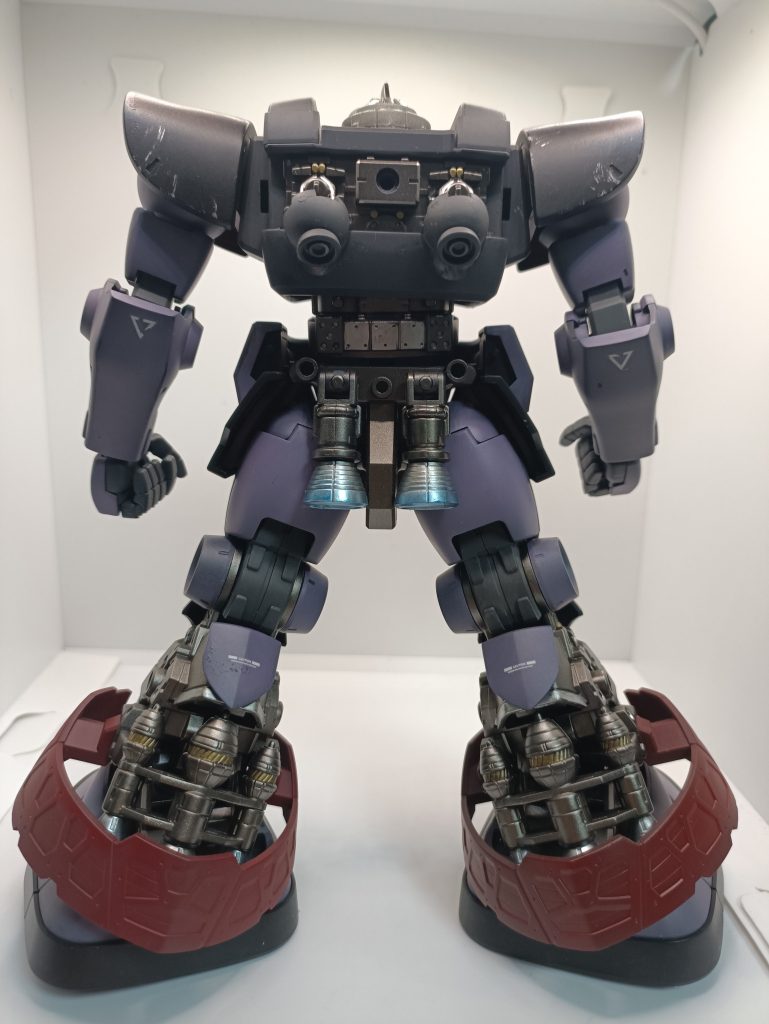 バーニアの焼け塗装もしてみました。