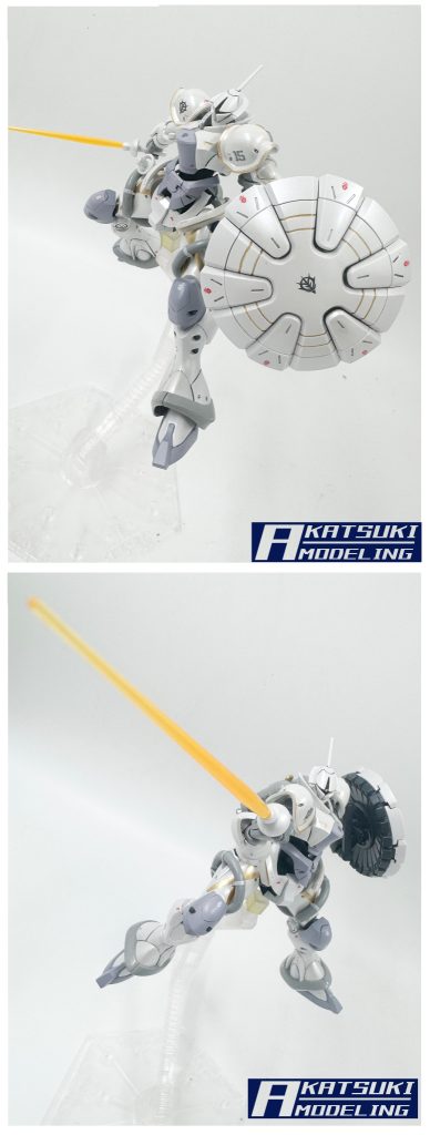 HG 1/144 MS-15/H エグザベ専用ギャン(ハクジ装備)–4枚目/制作者：アカツキモデリング
