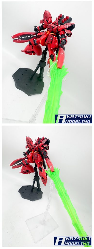 RG 1/144 MSN-04FF サザビー　ダブル・ホーン・ファネイル装備–4枚目/制作者：アカツキモデリング