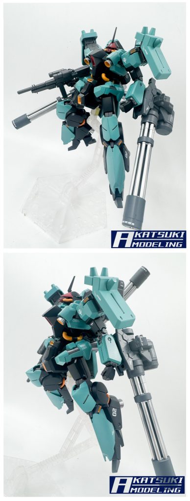 HG 1/144 AMX-014R リーベン・ヴォルフ　(AOZ Re-boot Ver) ダブルガトリング装備　–2枚目/制作者：アカツキモデリング