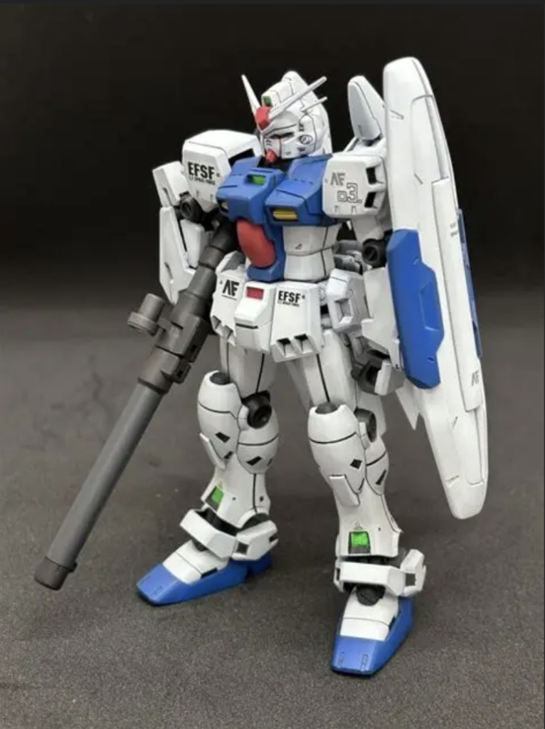 いつものアングル①今回は友人からのリクエストもありバズ持たせてみましたが、中々持たせ辛い!そんなこともあり、少しバズの塗り分けなども頑張ってみました。