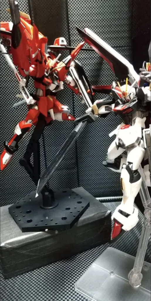 以前作成したライジングフリーダムBFと揃って。最後までご覧頂きありがとうございます!