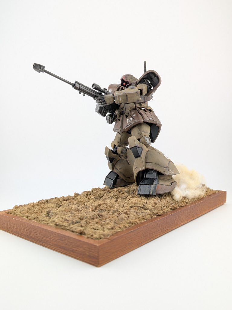 重モビルスーツのドムがライフル持ってホバー移動とか恐怖でしか無いのでは?