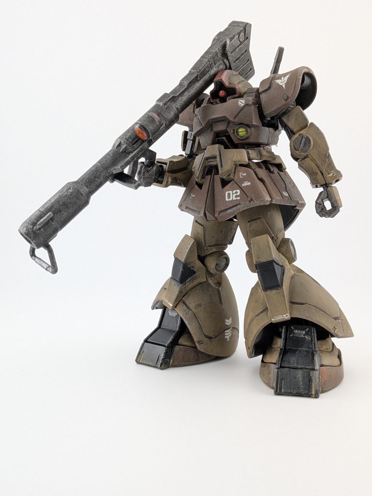 色味については、ユニコーンに登場するドムトローペンの色調を参考にしています