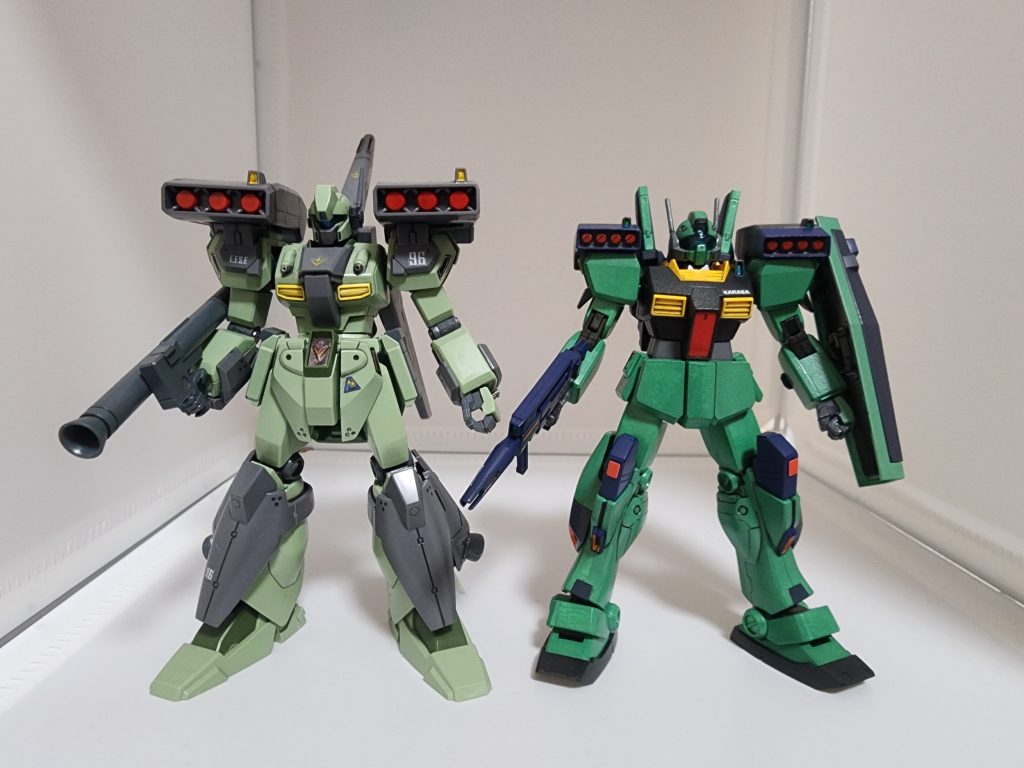 スタークジェガンとツーショット🎵やっぱ全然ちゃいますね😂