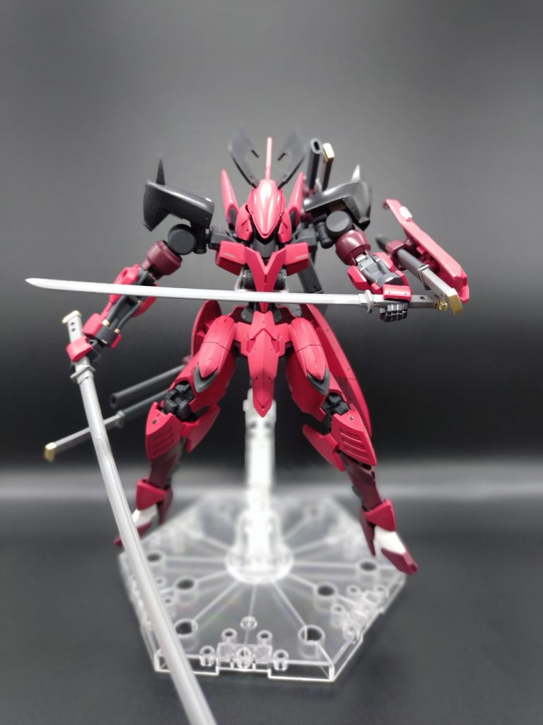 ジークルーネが洋風の青色なのでその逆の和風の赤色をイメージして作りました　色々想像して作れて良かったです閲覧ありがとうございました