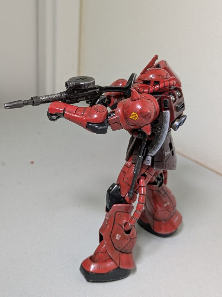 ザクマシンガンが似合います。(zaku-kao2)