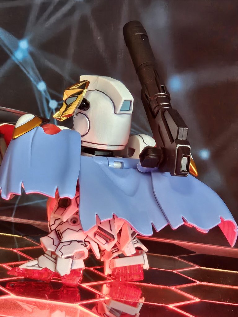 後ろから。マントはゼロガンから拝借