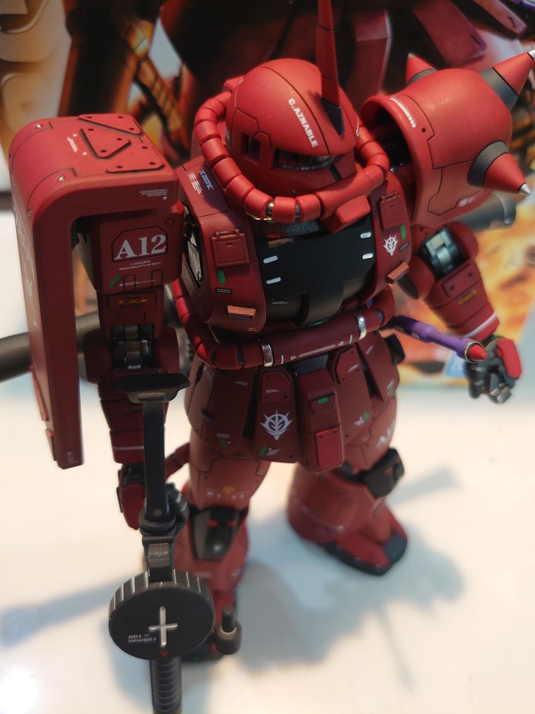 MG 1/100 MS-06S シャア専用ザク Ver.2.0–9枚目/制作者：yuuchann