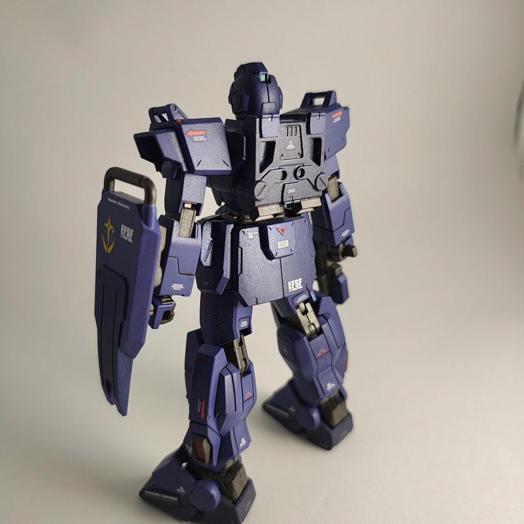 背面。元々ディティールが多くて、ほぼ手を入れていません。手を入れずともこれだけ格好がつくのでとても良いキットです。