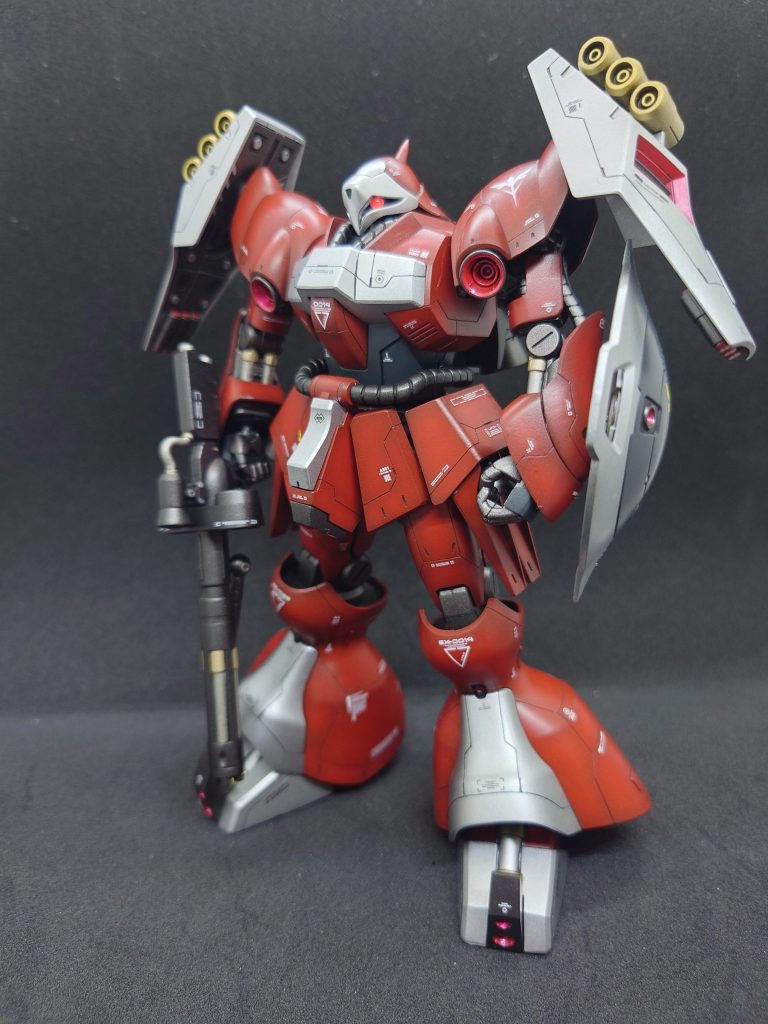 水性ホビーカラーカラーの黒立ち上げで仕上げました