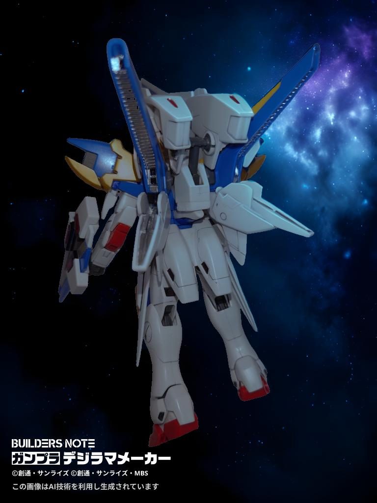 磁石を持ってなかったから、出来ませんでしたがキャノンユニットを磁石で脱着出来る様にすれば、ミノフスキードライブの下部を差し替えればTV版アサルトバスターとアサルトの2形態を楽しめた事に製作後に気付きました…