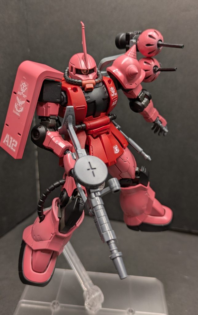 デカール持ってないので付属のマーキングシールを貼りました