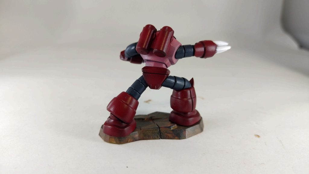 フツーに塗っただけであまり工夫はごさいません！久々に黒立ち上げのグラデ塗装の練習台になってもらった感じ！