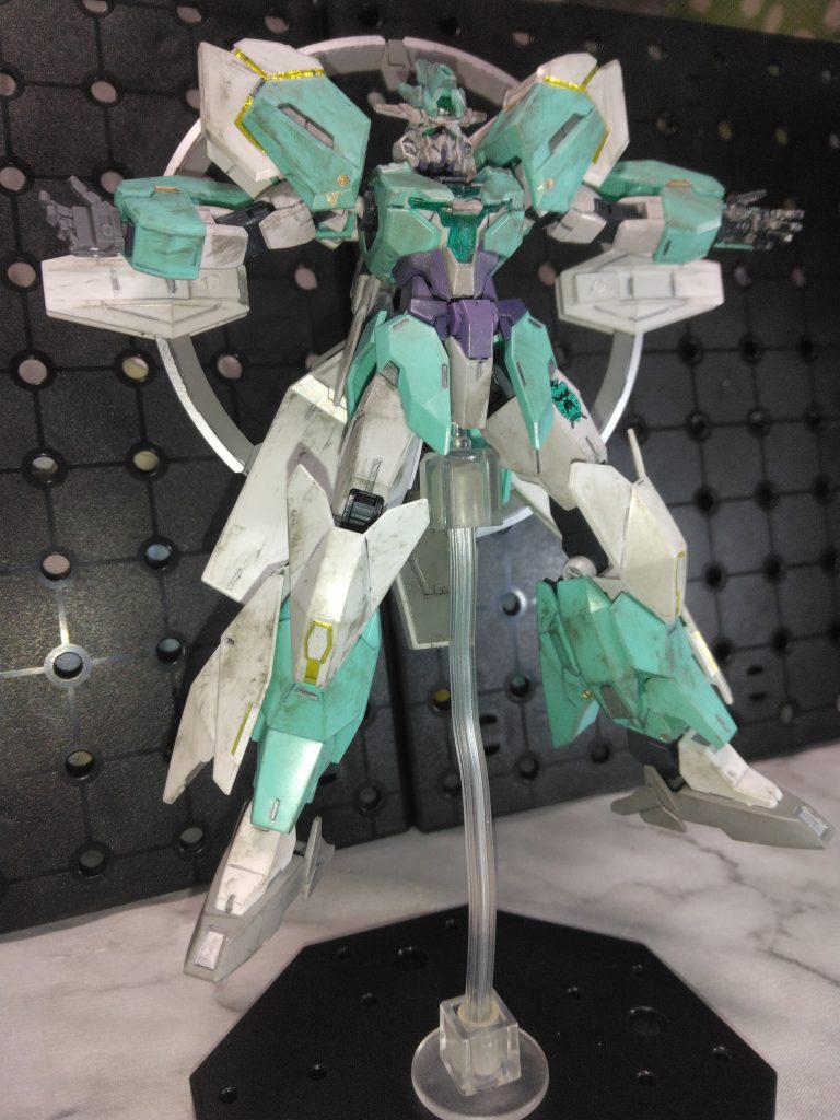 メンバーと宇宙へ向かうシーンのイメージで。開き手が左しか付いていないので、他キットから拝借。