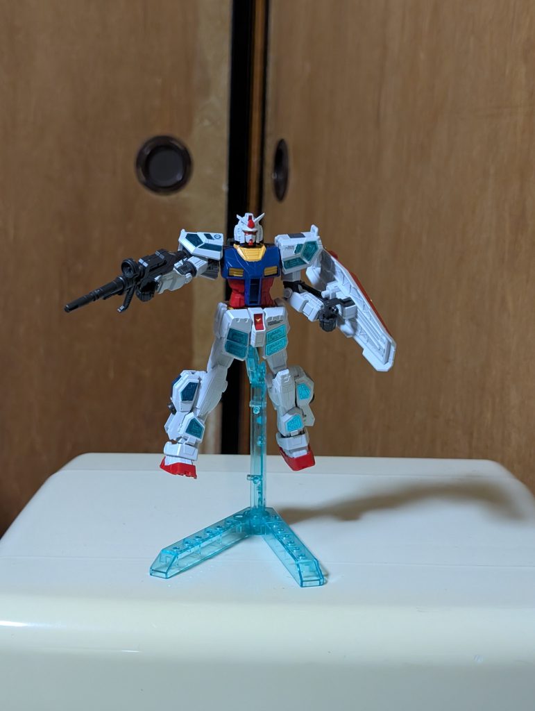 SEEDのOPのストライプのポージングしたかったけど、そういう技術はない