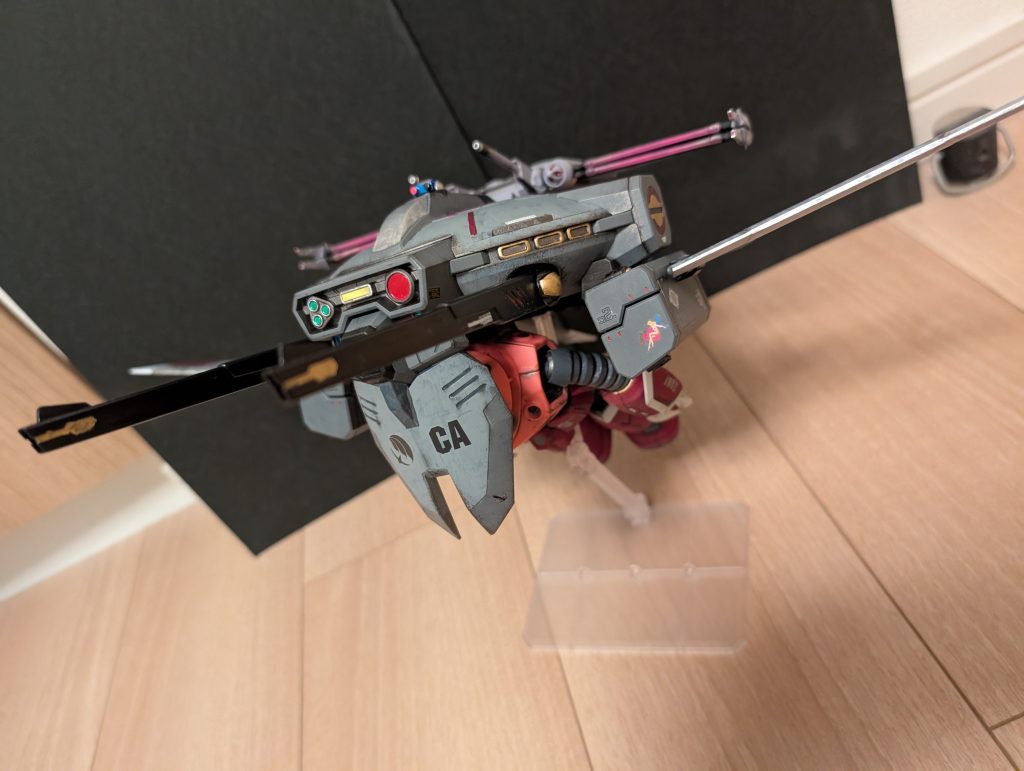 SEEDズゴックとドッキング！一気に重くなりバランスを保つために上昇。機体を水平にするとズゴックが垂れてきます😰