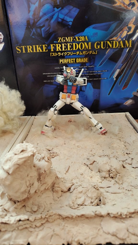 RX78−2のみのジオラマ…