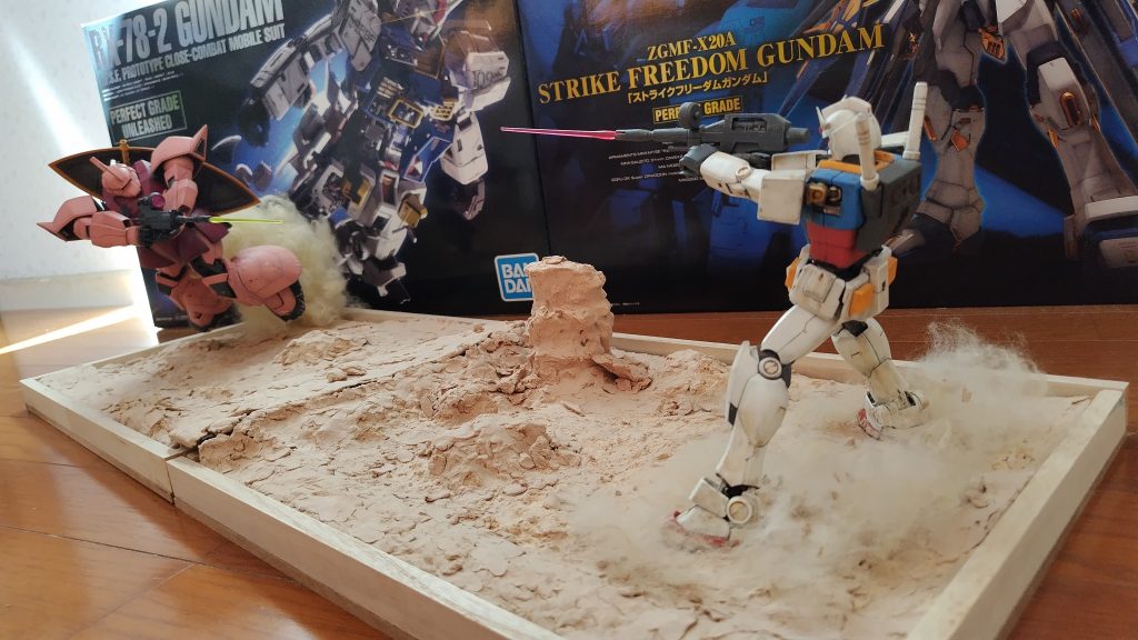 ジオラマの土台をグレードアップしたつもりです…