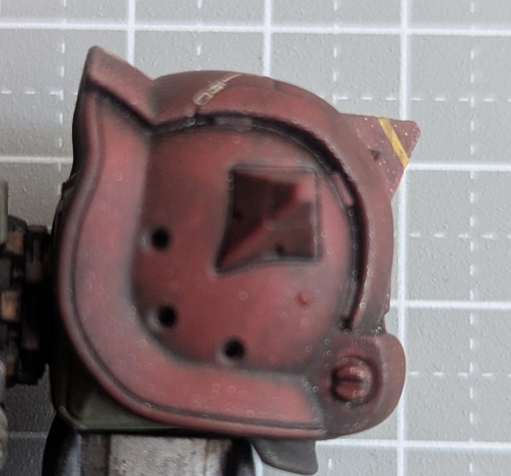 スパイクアーマー改修、ケイル機と同等の改修。