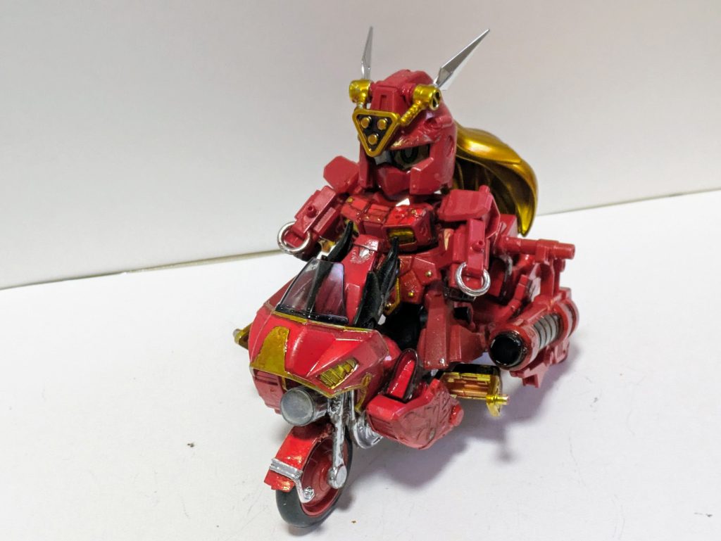 リアル世代ではないのですが再販版のガンダム野郎を見た時に感動したバイク→馬をどうにか実現しようとしました。