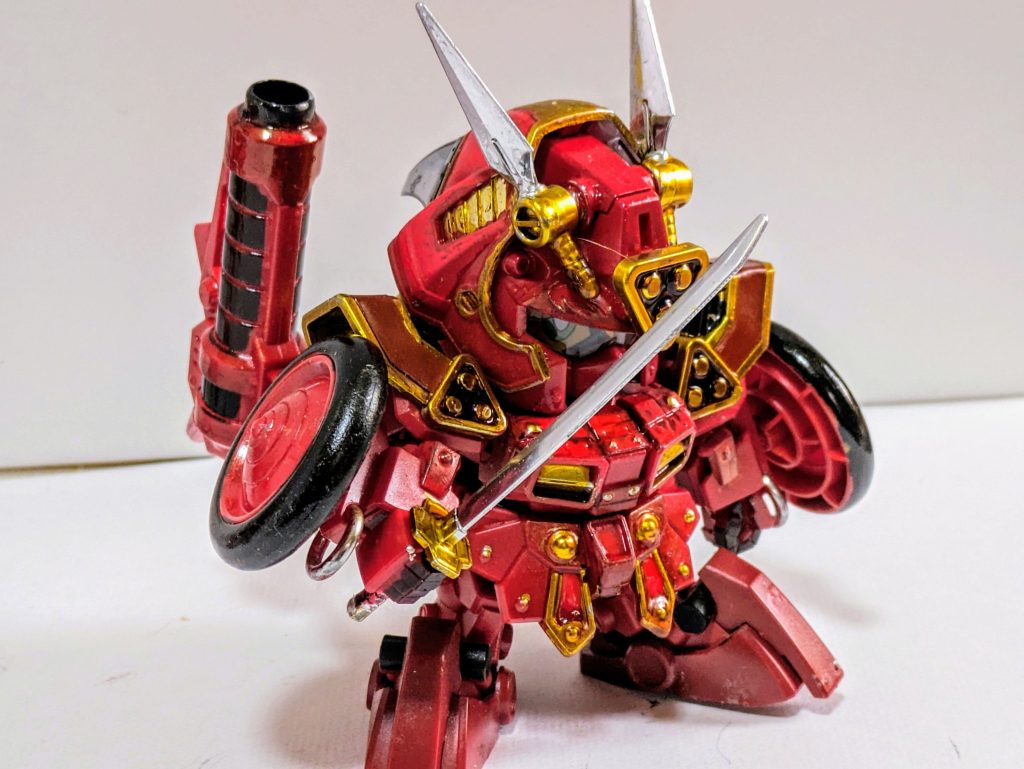 刀の塗装も前回の反省もあり今回は一発で成功しました。