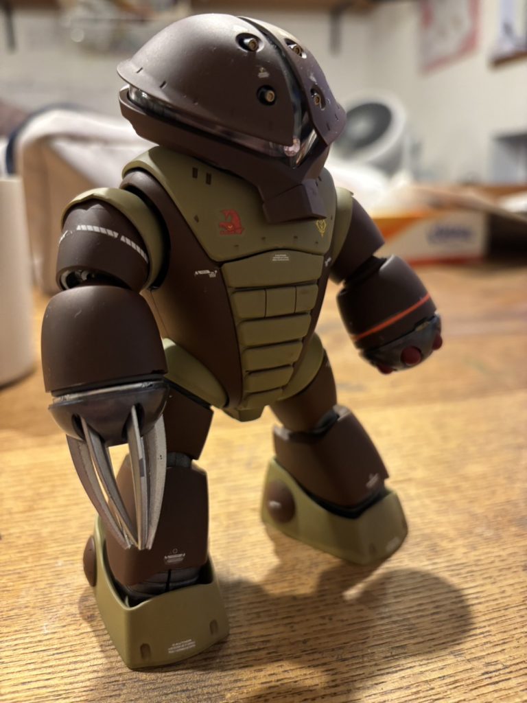 水泳部部員が増えました！ズゴックさんと赤いズゴックさん、ゴック先輩！そして今回アッガイ後輩！ 