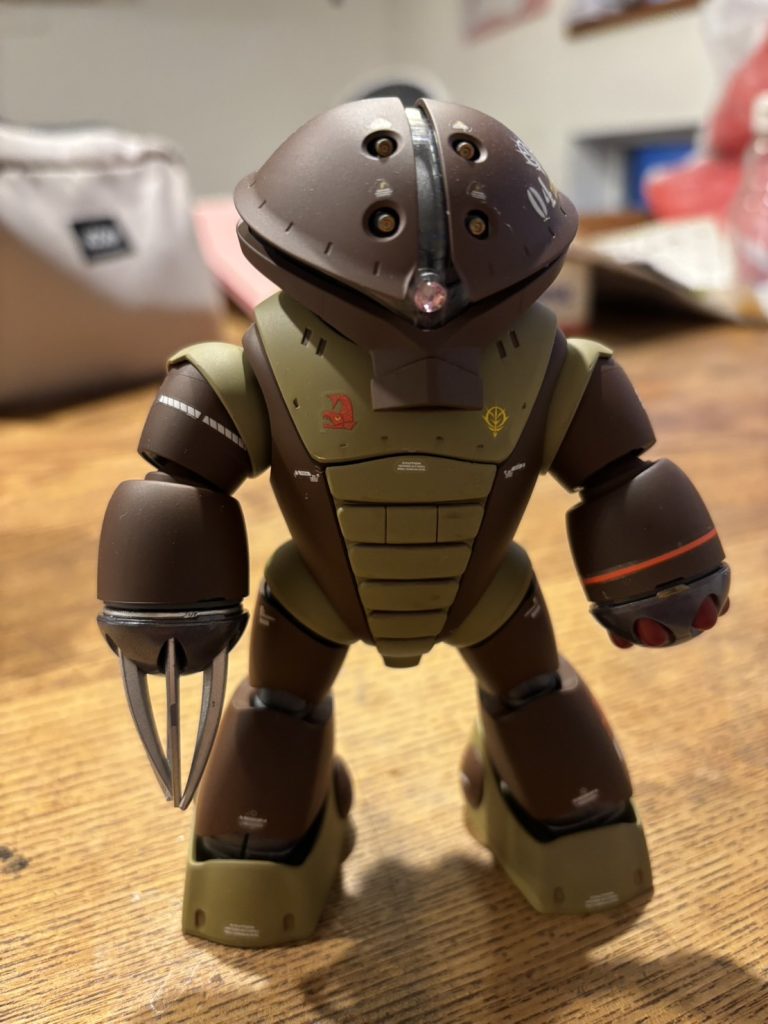 素立ちがなんとも言えない良さを出しています笑万が一ジオンで出撃命令が下るならズゴックで！笑