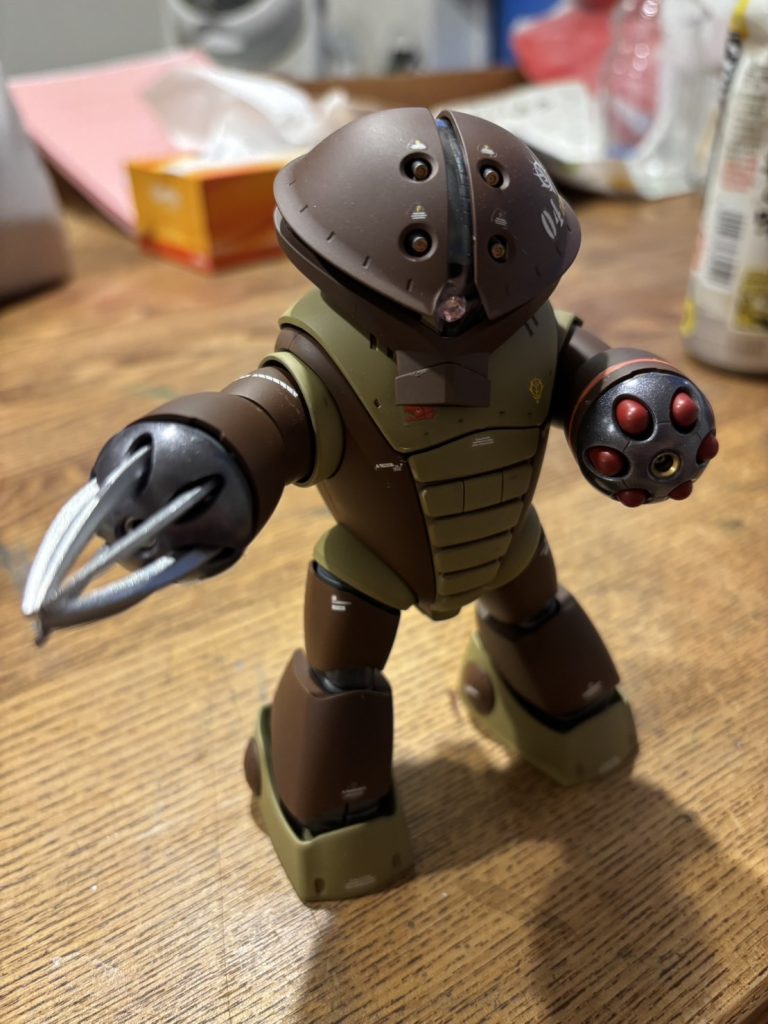 キットの部品が大きいので塗装も楽々！てか頭でか！笑