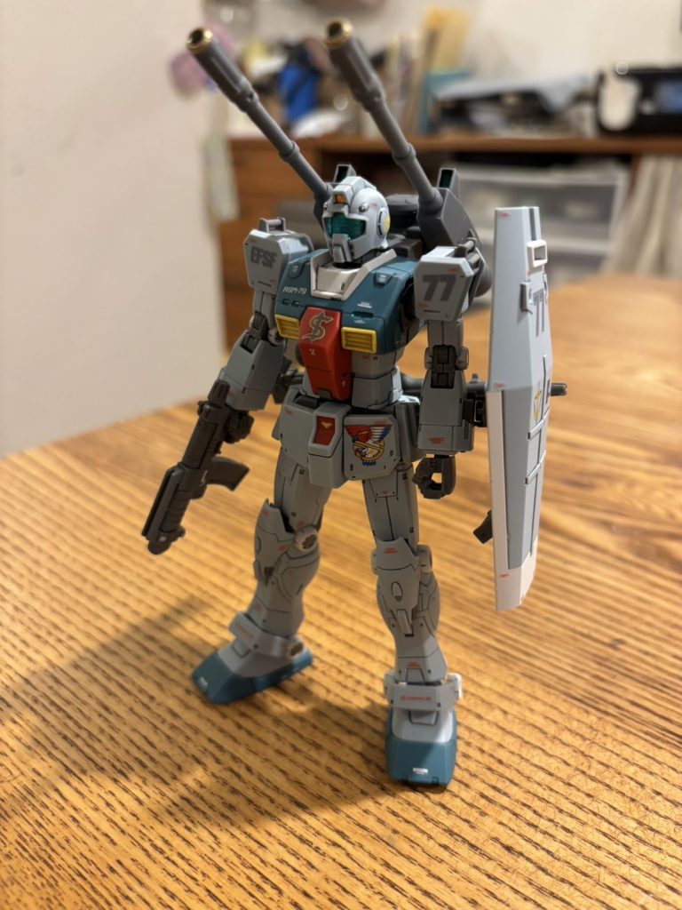 ククルス・ドアンシリーズはいい機体が多い!このキットも、ほしかったので嬉しいです!量産機たまらん!!笑 それでは乾杯!!