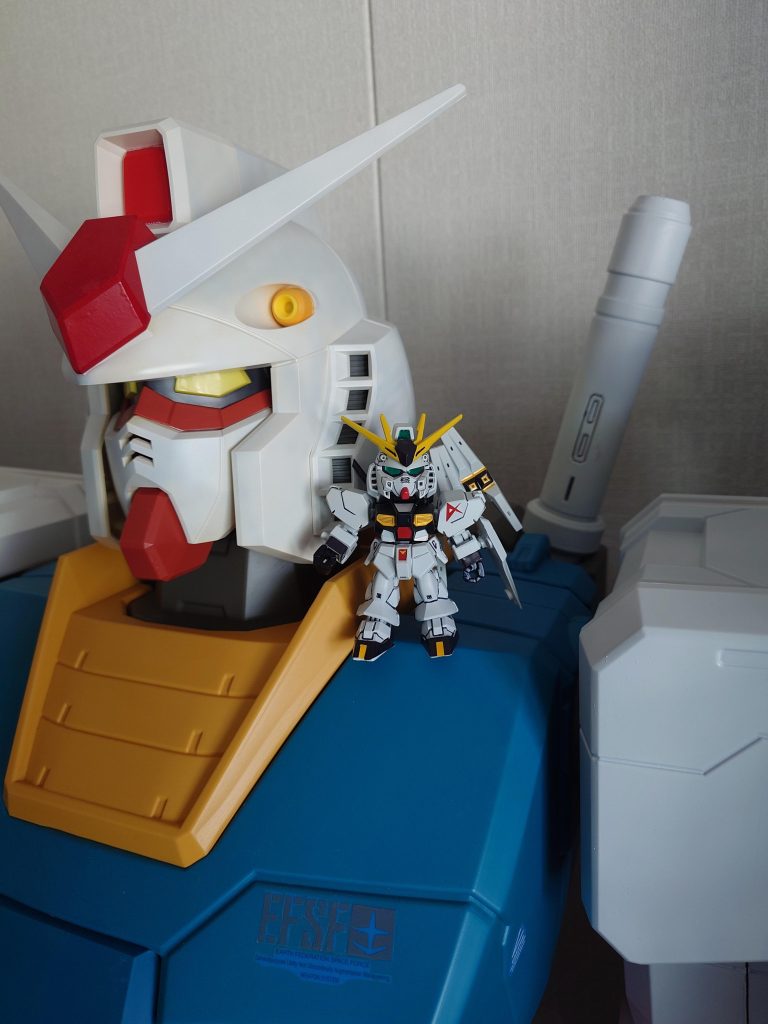 νガンダムは小さくてもカッコいい!何度作っても飽きないですね。来年はPGUが発売されますが皆さん予約できましたか?私は出来ていないので抽選か再販待ちです。次は何を作ろうかな～(⁠*⁠´⁠ω⁠｀⁠*⁠)