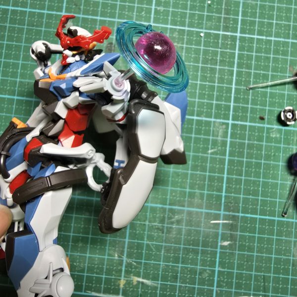 密林で10mmの球体型を買ったら前回のよりいい感じになったと思います！ピンクの真ん中に青を入れるのムズすぎて無理...（2枚目）