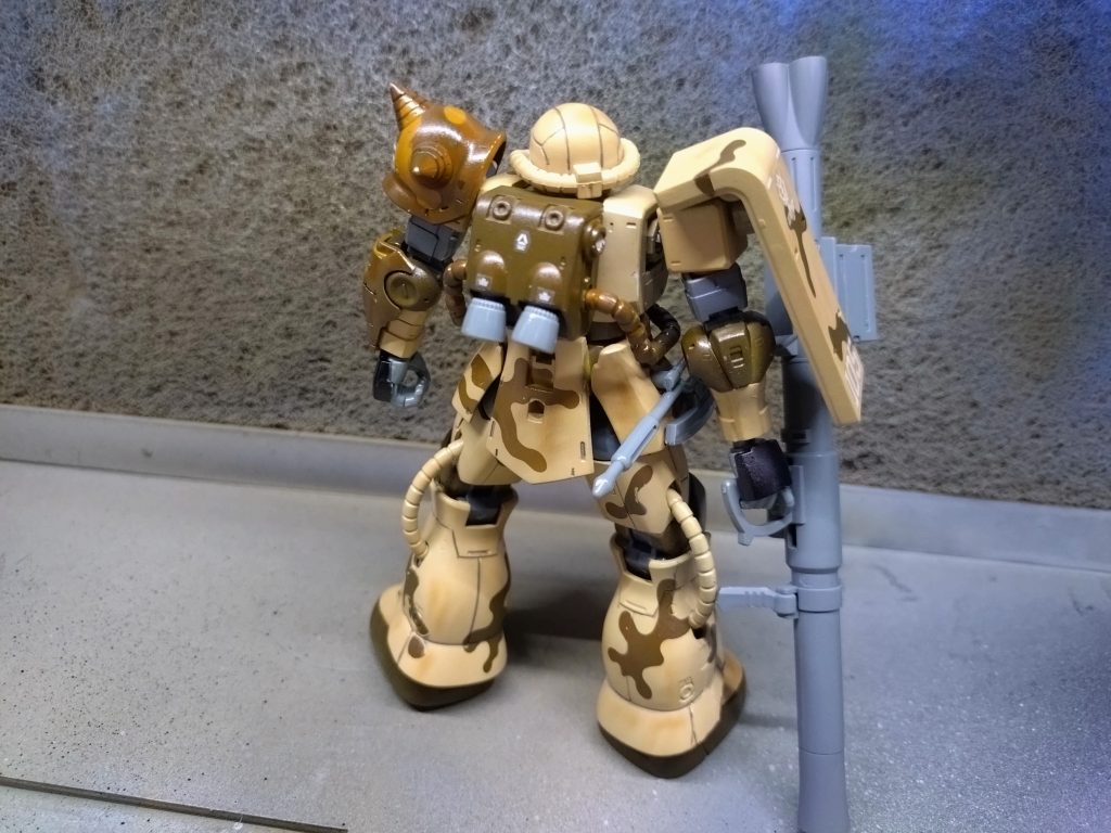 1/144 HGUCザクⅡ デザート迷彩–3枚目/制作者：buhchan318