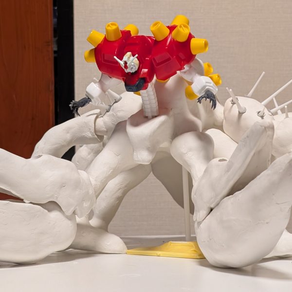顔がスターだとちょい違うからパテで調整した。ハサミも作り直しｗ（2枚目）