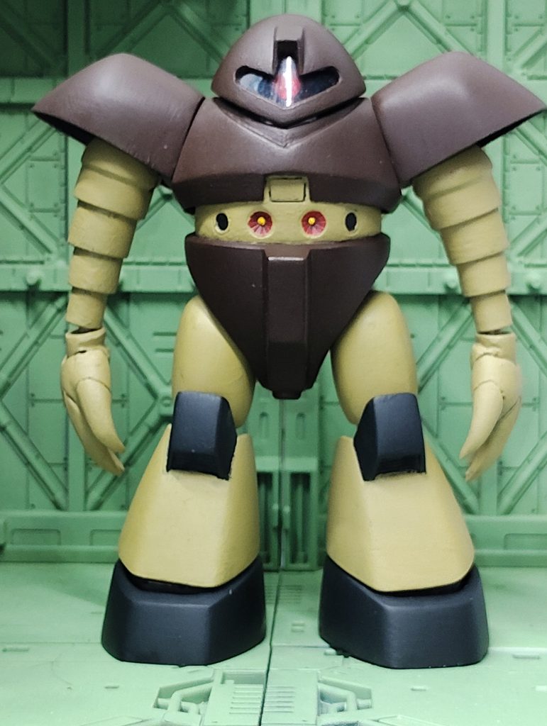 正面からこう見ると上半身もう少し絞ればよかったかな 