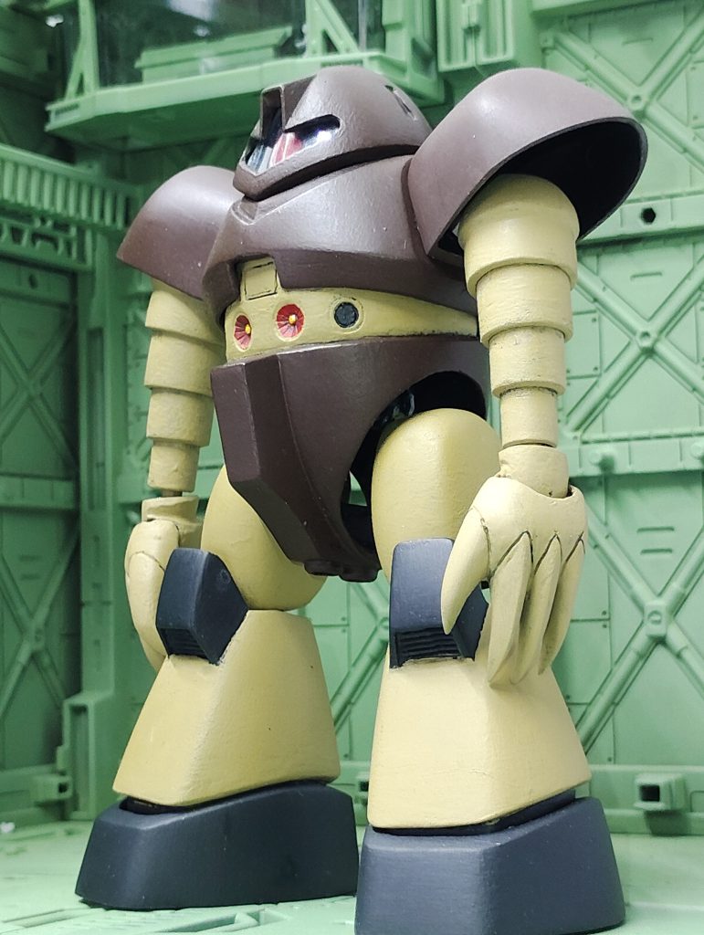 大河原設定画のやせっぽちゴッグを目指したのですが、あまり痩せなかった。