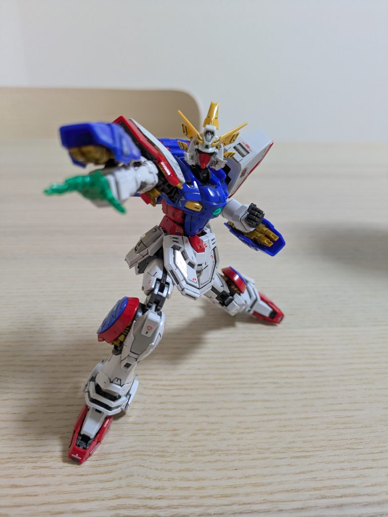 一番好きなMSもといMF、組み終わるのが早く感じました(zaku-kao2)