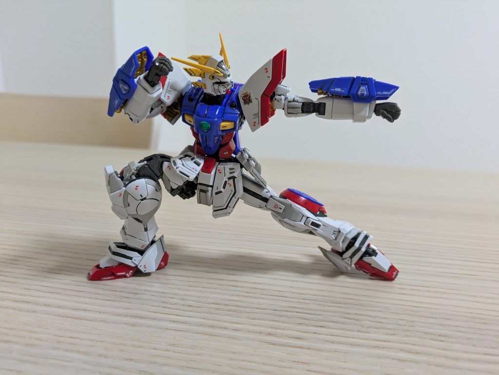 RGシャイニングガンダム完成！W腕組実現–6枚目/制作者：しろいるか