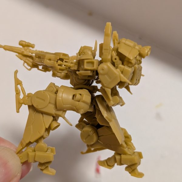 ガンダム　アーティファクトのシルヴァ・バレト・サプレッサーをナラティブのシーンでポージング。ガランシェールに乗せたいなあ。（4枚目）