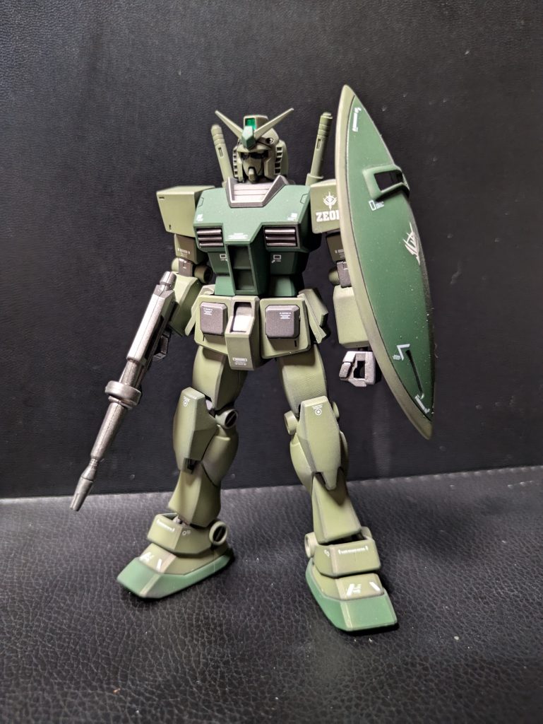 最後はちょっとマイナーなジオン鹵獲機　いにしえのゲームソフトの設定画からですね。何気に一番カラーリングは好みです。