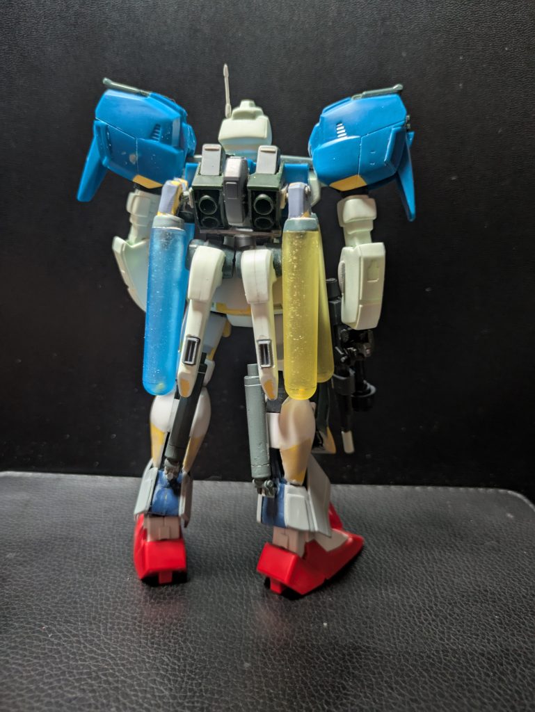 プロペラントタンクは100均の鉛筆キャップです。拙い工作でお恥ずかしいです。