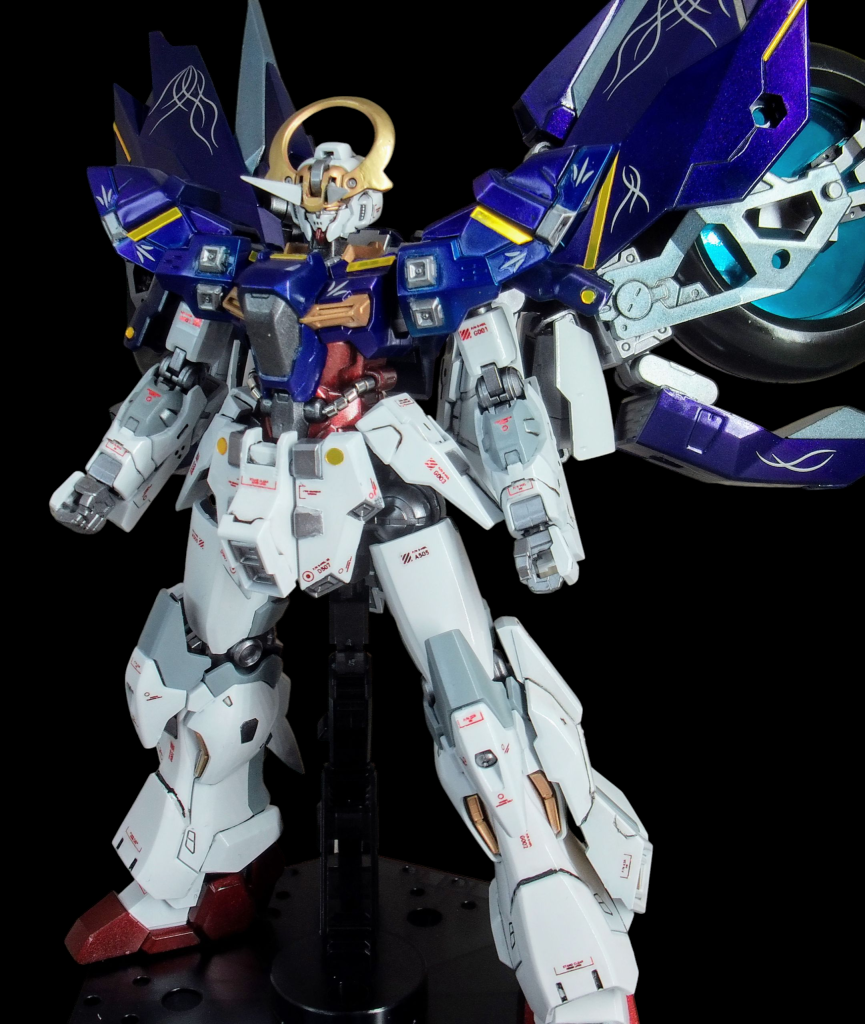コンセプトは月蝕のガンダム黒のホイールとクリアの青で隠れた月をイメージガンダム＋タイヤの組み合わせってのをやってみたかったんですよね。