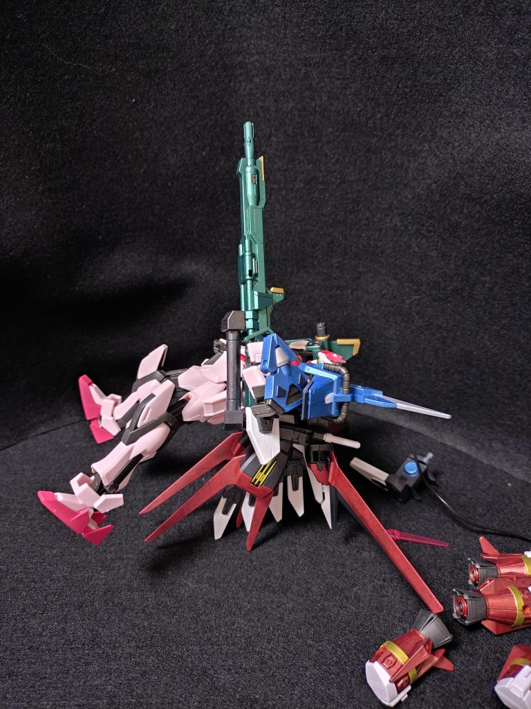 一番安定するポーズ。カメラの向き変えればええのか?