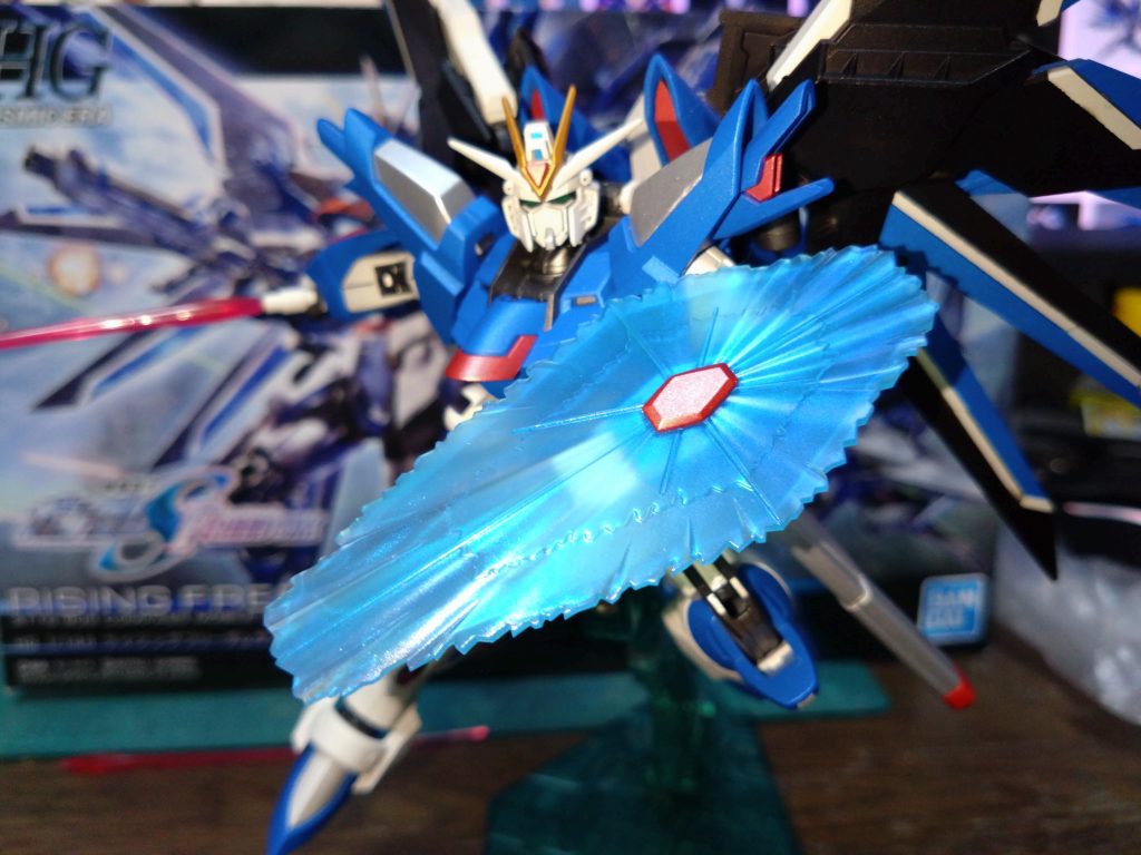 シヴァの猛攻をとてもよくふさいでいた感があるビームシールド